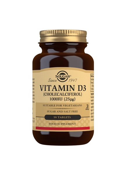 Solgar - Vitamin D3 Cholecalciferol 1000iu (90 tabs)